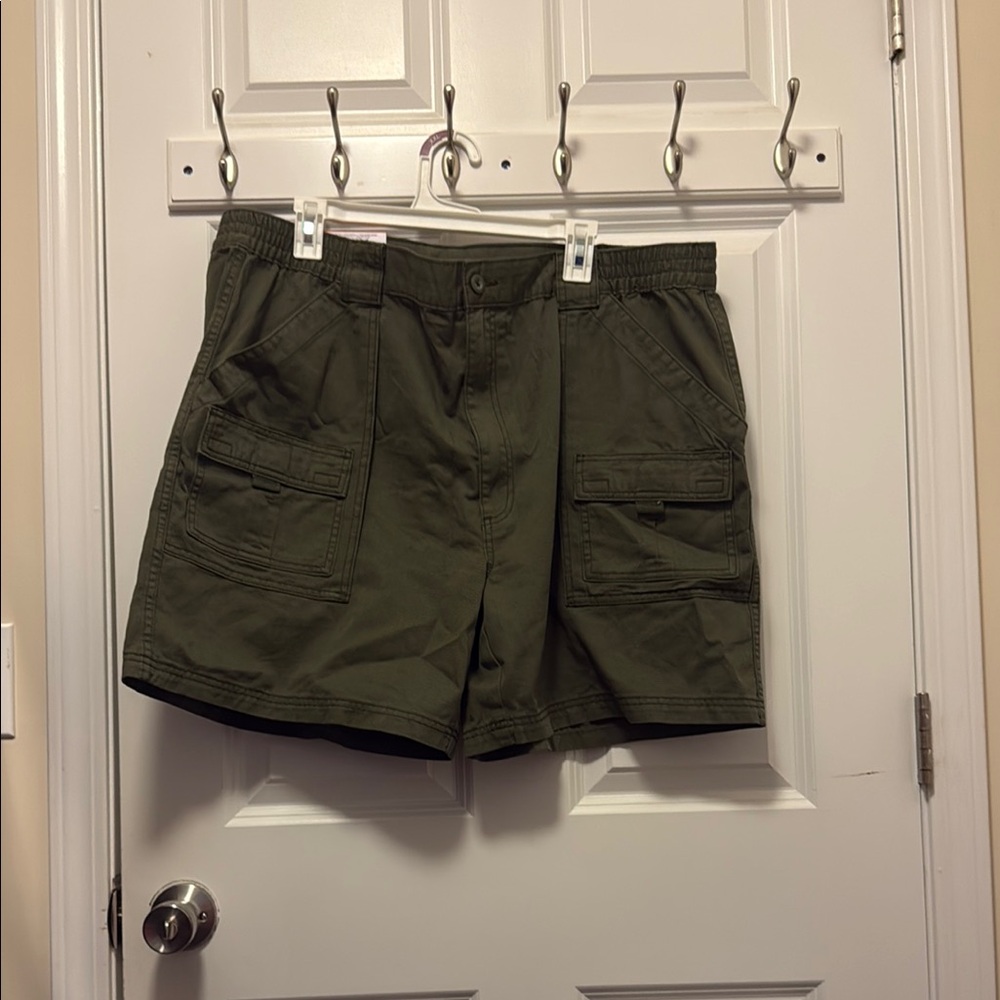 Olive Green Women's Cargo Shorts